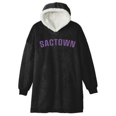 Sactown Sacramento Basketball Hooded Wearable Blanket