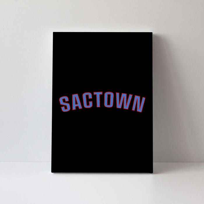 Sactown Sacramento Basketball Canvas