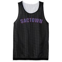 Sactown Sacramento Basketball Mesh Reversible Basketball Jersey Tank