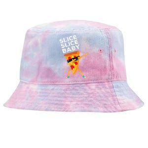 Slice Slice Baby Funny Pizza Lover Design Tie-Dyed Bucket Hat