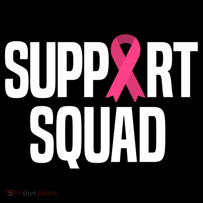 Support Squad Breast Cancer Awareness Ribbon Sweatshirt