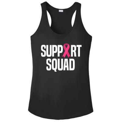 Support Squad Breast Cancer Awareness Ribbon Ladies PosiCharge Competitor Racerback Tank