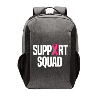 Support Squad Breast Cancer Awareness Ribbon Vector Backpack