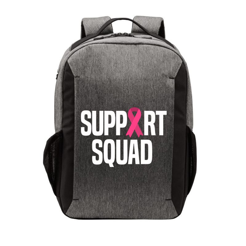 Support Squad Breast Cancer Awareness Ribbon Vector Backpack
