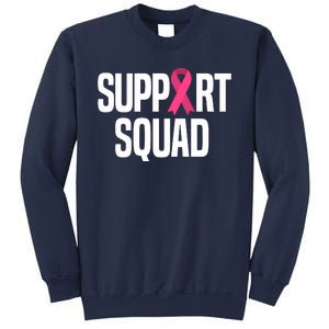 Support Squad Breast Cancer Awareness Ribbon Sweatshirt