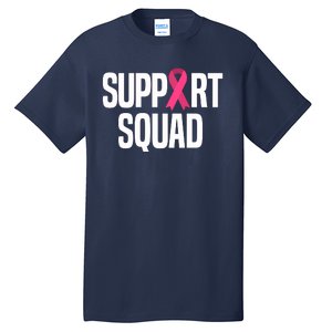 Support Squad Breast Cancer Awareness Ribbon Tall T-Shirt