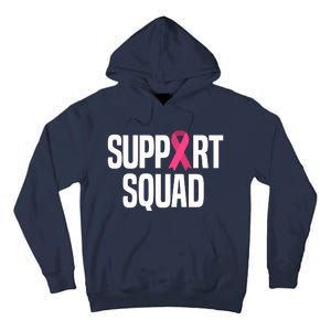 Support Squad Breast Cancer Awareness Ribbon Tall Hoodie