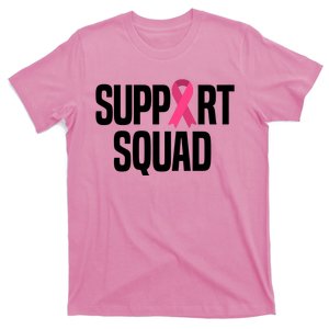 Support Squad Breast Cancer Awareness Ribbon T-Shirt