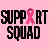 Support Squad Breast Cancer Awareness Ribbon Toddler Hoodie