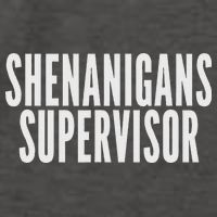 Shenanigans Supervisor Black Humorous Design Party Theme Smal Vector Backpack