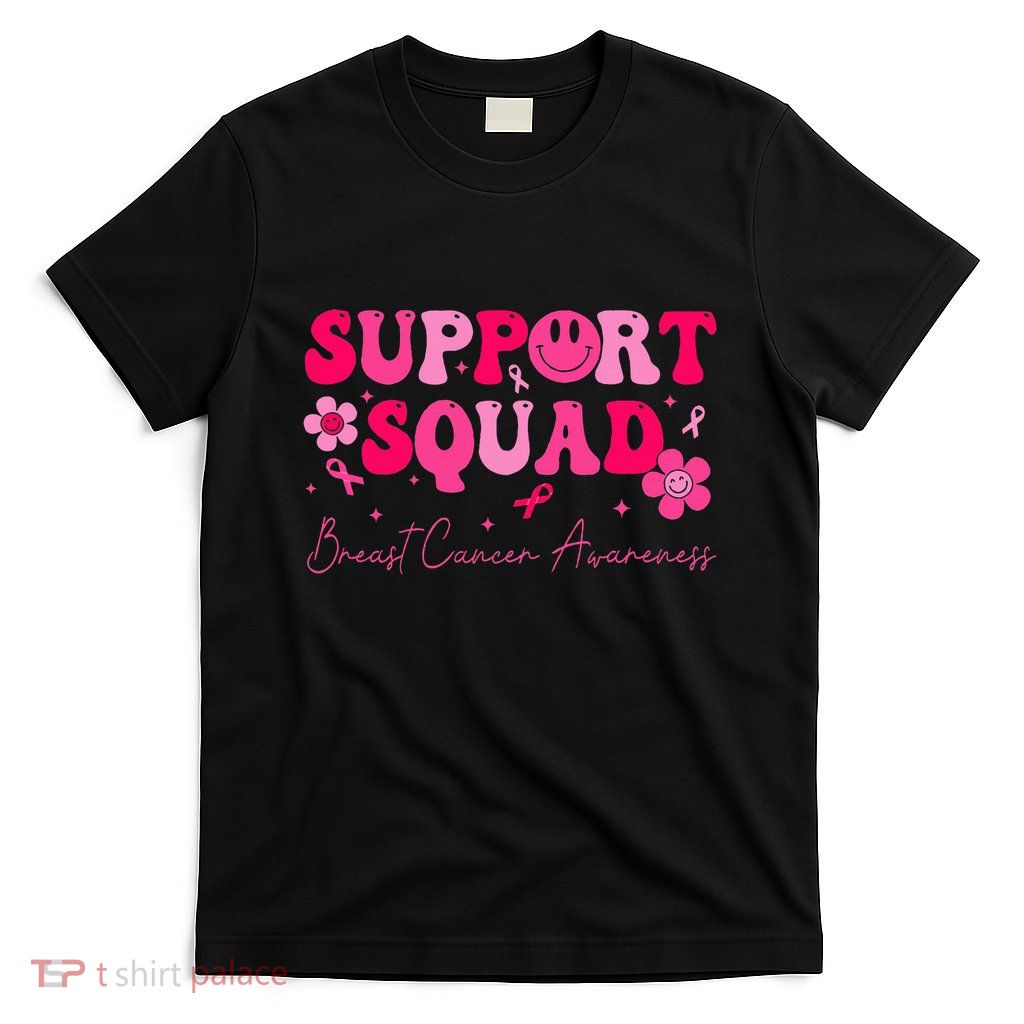 Support Squad Breast Cancer Awareness T-Shirt