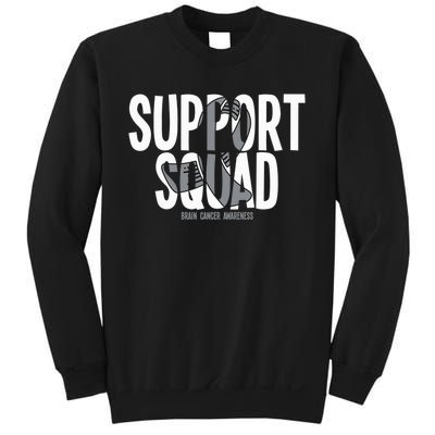 Support Squad Brain Cancer Awareness Sweatshirt