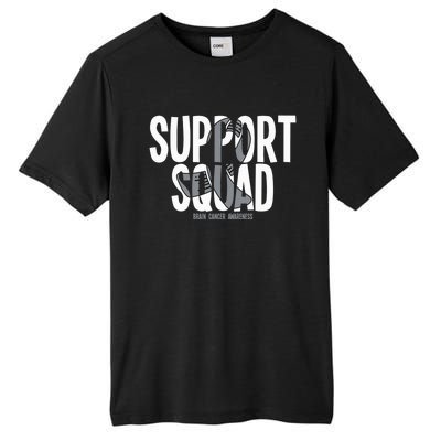 Support Squad Brain Cancer Awareness Tall Fusion ChromaSoft Performance T-Shirt