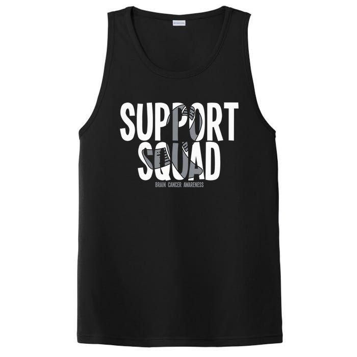 Support Squad Brain Cancer Awareness PosiCharge Competitor Tank