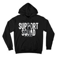 Support Squad Brain Cancer Awareness Tall Hoodie