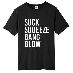 Suck Squeeze Bang Blow Funny Mechanic Car Piston Engine Gift Tall Fusion ChromaSoft Performance T-Shirt