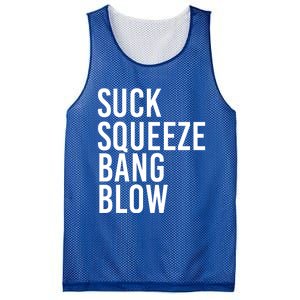 Suck Squeeze Bang Blow Funny Mechanic Car Piston Engine Gift Mesh Reversible Basketball Jersey Tank