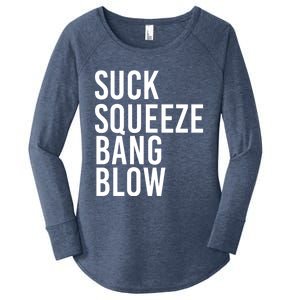 Suck Squeeze Bang Blow Funny Mechanic Car Piston Engine Gift Women's Perfect Tri Tunic Long Sleeve Shirt