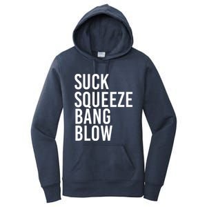 Suck Squeeze Bang Blow Funny Mechanic Car Piston Engine Gift Women's Pullover Hoodie