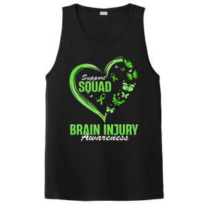 Support Squad Brain Injury Awareness Butterfly Heart PosiCharge Competitor Tank