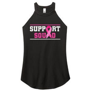 Support Squad Breast Cancer Awareness Pink Ribbon Women's Perfect Tri Rocker Tank