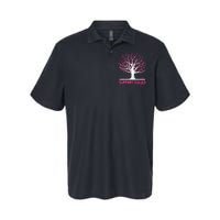 Support Squad Breast Cancer Awareness Fall Tree Pink Ribbon Softstyle Adult Sport Polo