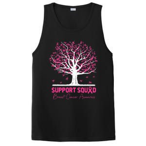 Support Squad Breast Cancer Awareness Fall Tree Pink Ribbon PosiCharge Competitor Tank