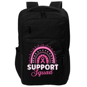 Support Squad Breast Cancer Warrior Impact Tech Backpack