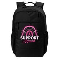 Support Squad Breast Cancer Warrior Daily Commute Backpack