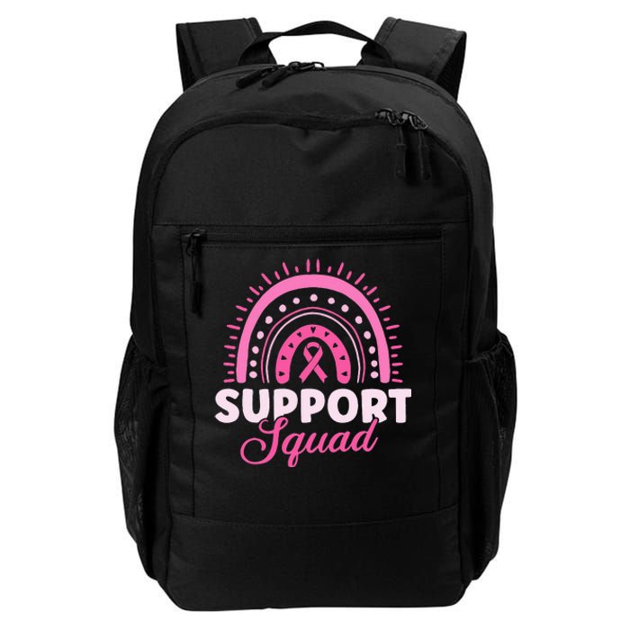 Support Squad Breast Cancer Warrior Daily Commute Backpack