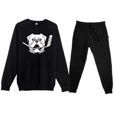 Shoresy Sudbury Bulldogs Logo Premium Crewneck Sweatsuit Set