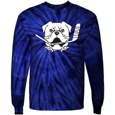 Shoresy Sudbury Bulldogs Logo Tie-Dye Long Sleeve Shirt