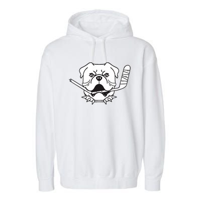 Shoresy Sudbury Bulldogs Logo Garment-Dyed Fleece Hoodie