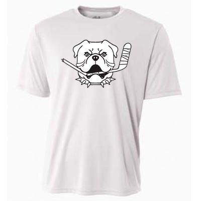 Shoresy Sudbury Bulldogs Logo Cooling Performance Crew T-Shirt