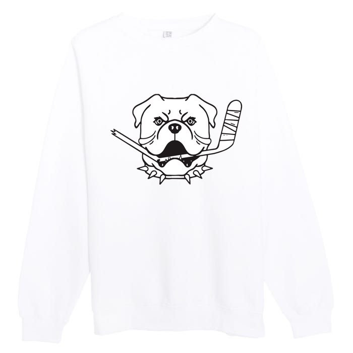 Shoresy Sudbury Bulldogs Logo Premium Crewneck Sweatshirt