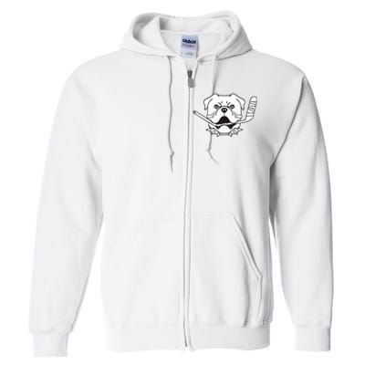 Shoresy Sudbury Bulldogs Logo Full Zip Hoodie