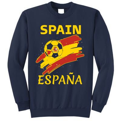 Spain Soccer Ball Flag Sweatshirt