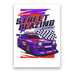 Supercar Street Blazing Poster