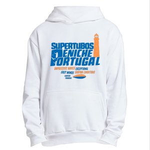 Supertubos Surf Break Peniche Portugal Urban Pullover Hoodie