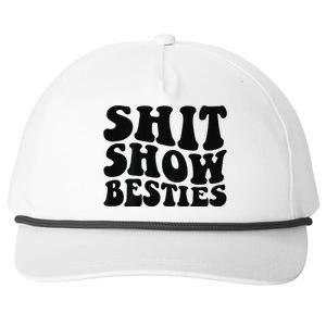 Shit Show Besties on back Snapback Five-Panel Rope Hat