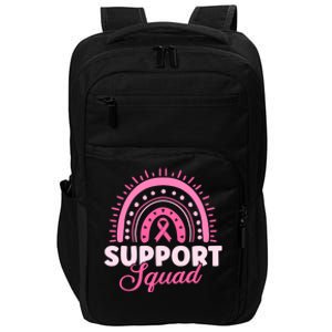 Support Squad Breast Cancer Warrior Funny Gift Impact Tech Backpack