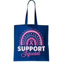 Support Squad Breast Cancer Warrior Funny Gift Tote Bag