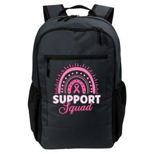 Support Squad Breast Cancer Warrior Funny Gift Daily Commute Backpack