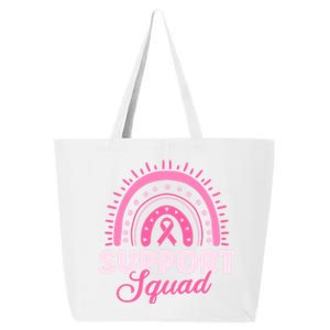 Support Squad Breast Cancer Warrior Funny Gift 25L Jumbo Tote