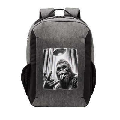 Sasquatch Selfie Big Foot Rock On Ufo Alien Vector Backpack