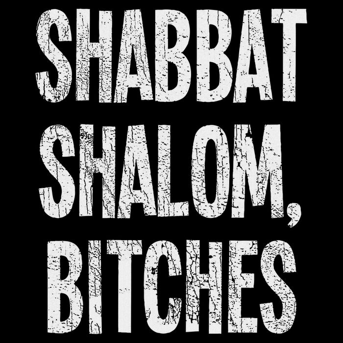 Shabbat Shalom Bitches Funny Jewish Jew Shabbos Cooling Performance Crew T-Shirt