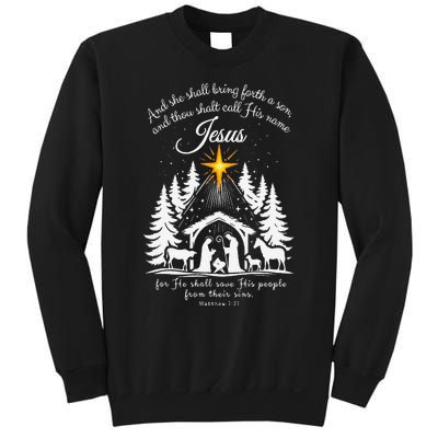 She Shall Bring Forth A Son Jesus Christmas 2024 Sweatshirt