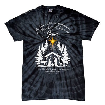 She Shall Bring Forth A Son Jesus Christmas 2024 Tie-Dye T-Shirt