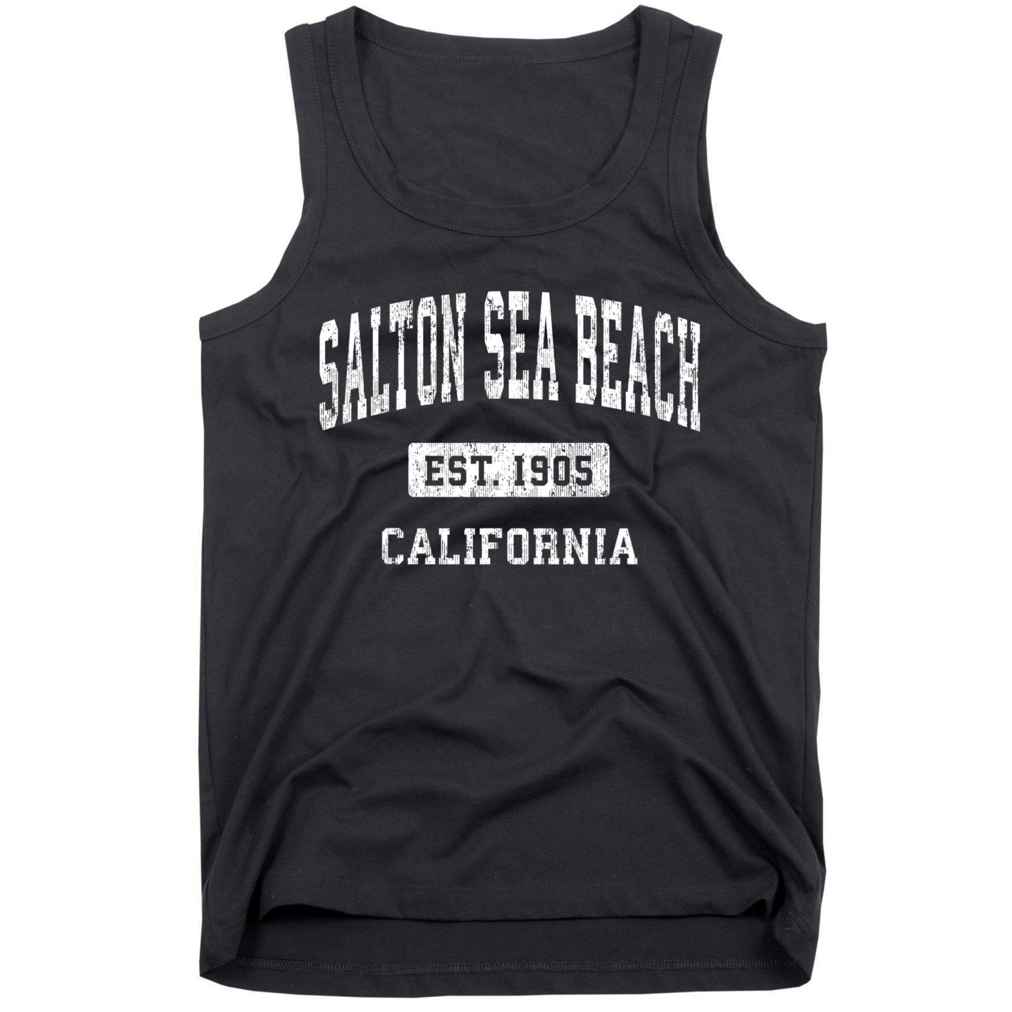 Salton Sea Beach California Ca Vintage Athletic Tank Top