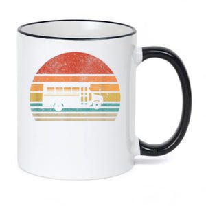 Short School Bus Design For A Skoolie Owner 11oz Black Color Changing Mug